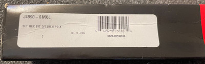 Proto J4990-SMXL , 6 Pc , 3/8'' Drive Metric Extra Long Hex Bit Socket Set