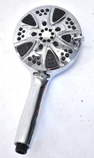 Handheld Multi Shower Head Replacement Polished Chrome 10 Function Bathware