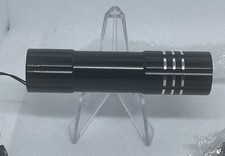 USB rechargeable led mini flashlight Black