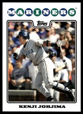 Kenji Johjima 2008 Topps #398 Mariners MLB READ FREE SHIPPING AutographDen