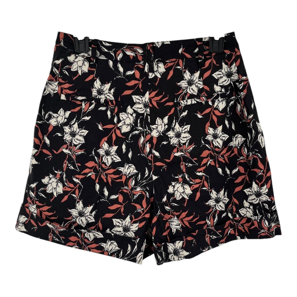 Pantalones cortos Rag & Bone lino estampado hiedra talla 4 Foto 3 de 4