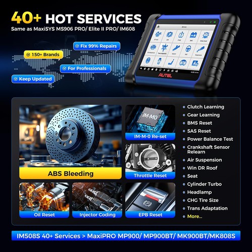 2026 Autel MaxiIM IM508S IMMO Key Programming Tool All System Diagnostic Scanner