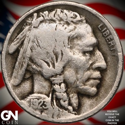 1923 S Buffalo Nickel B1809