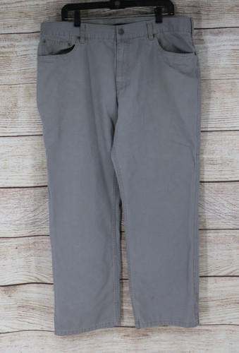 Van Heusen Studio Mens Jeans 38x30 Gray Straight Leg Denim Pants Classic Fit