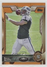 2015 Topps Rookie Factory Set Hobby Orange 39/75 Bryce Petty #459 0b2
