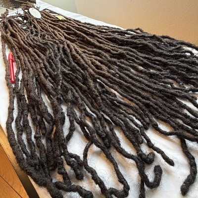 Naturally Human Hair Dreadlocks Grown Up To 28  Long 60 Pc 1.5cm 15years Growth