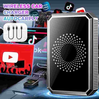 Wireless CarPlay AI box Android Auto Adapter Converter WIFI with Netflix YouTube