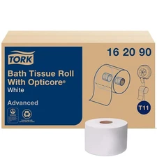 Tork OptiCore Mid-size Toilet Paper Roll White T11,2-ply,36x865 sheets,162090