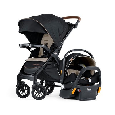 Chicco Bravo Primo ClearTex 3-in-1 Travel System Somerset Black