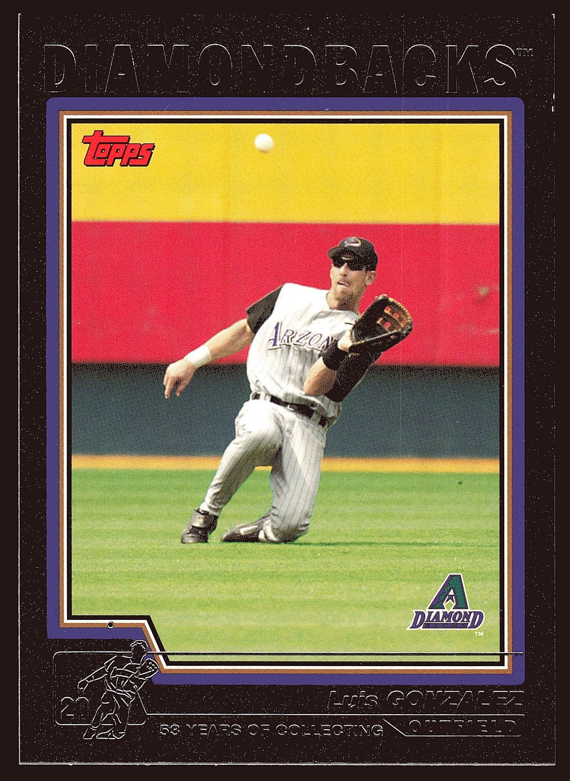 Luis Gonzalez Arizona Diamondbacks 2004 Topps Black #475 SN /53