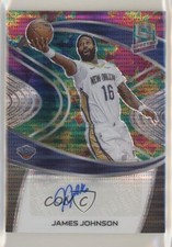 2020-21 Panini Spectra Signatures Celestial Prizm 5/75 James Johnson Auto 6er