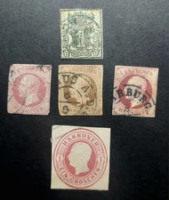 1860's  OLD GERMAN COLONY (5) - IMPERFORATED