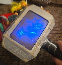 Thor Avengers 13" Electronic Mjolnir With "Lightning". Thunder sound.