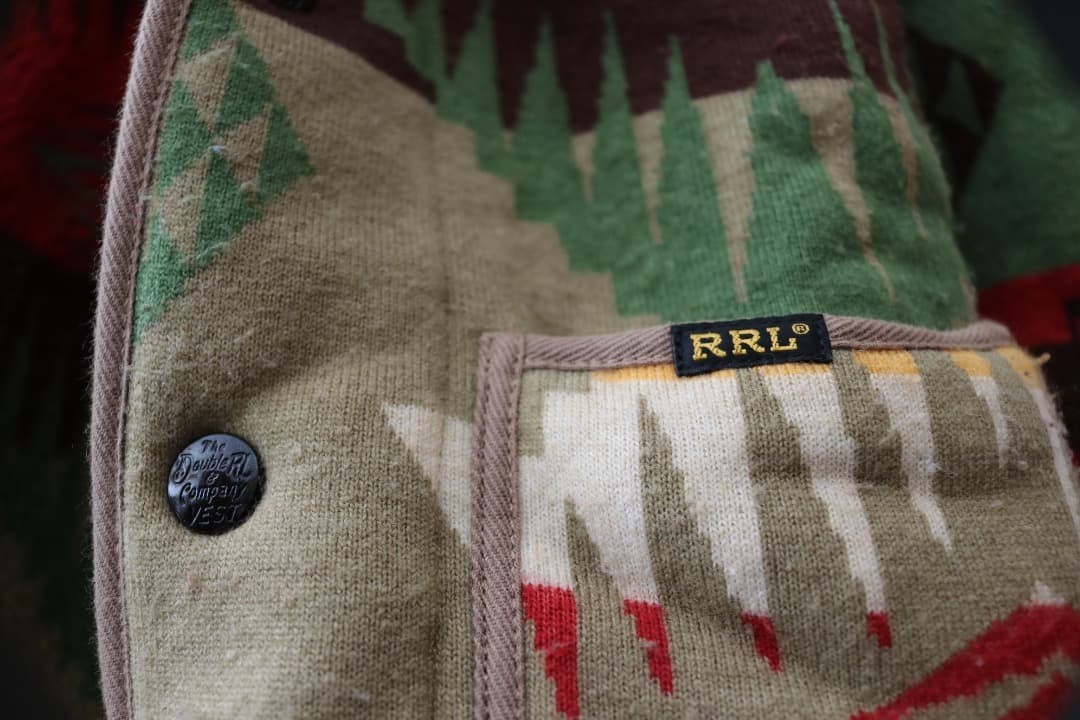 RRL native pattern fleece jacket - image 8