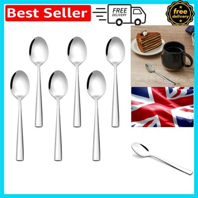 Comfort Grip Edelstahl Teelöffel 6er Set - stilvoll, langlebig & pflegeleicht