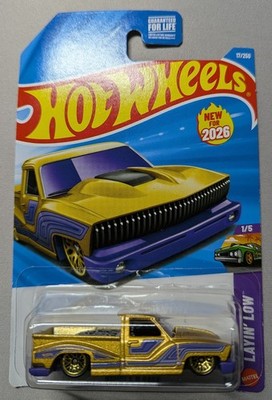 2026 Hot Wheels Bounce N Bass Layin  Low Gold 1/5 Case A 17/250