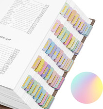 Bible Tabs Set - 180 Gold Foil Laminated Index Stickers for Study & Gifts