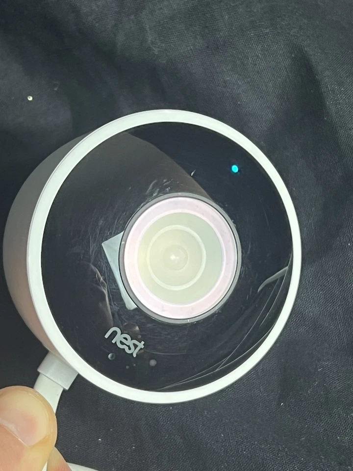 Google Nest Cam Outdoor 1st Gen A0033 White Classic Smart HD Security Camera - Image 2 of 4