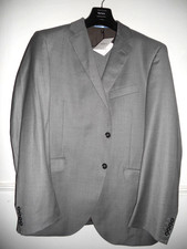 Hackett mayfair super130 Wool Fabric by Loro piana Suit Sz UK 46L"EUR/IT 56L"W40
