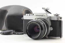 Meter Works! [MINT] Nikon Nikomat FTn Silver SLR film Camera Body 50mm f/2 Lens