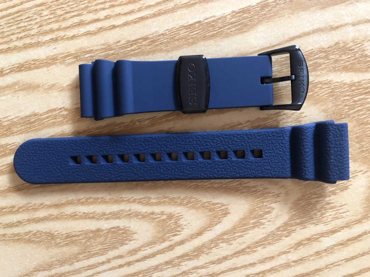 Seiko Blue 22 mm Band Width Wristwatch Bands for sale | eBay