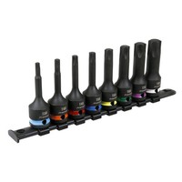 "Sealey Trx-Star* Schlagnuss-Bit Set 8 StüCk 1/2\" Quadrat Antrieb AK56002"