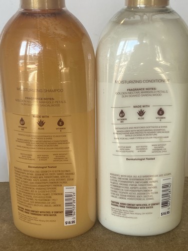 Juego de champú y acondicionador Bath & Body Works Gingham Glow (caléndula, sándalo) - Imagen 2 de 3