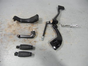 2014-2020 Harley Davidson Sportster Mid-Controls & Pegs Black No Hardware, Used