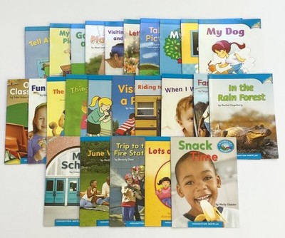 25 Houghton Mifflin Kindergarten Leveled A B C Early Reader Book Lot Online
