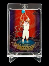 1999/00 Fleer Force VINCE CARTER “MISSION ACCOMPLISHED” HOLO SP INSERT 1 OF 15