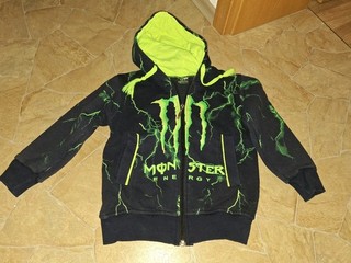 Sweatjacke Strickjacke Monster Energy Größe 116