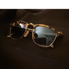 Ray-Ban Clubmaster Men's Tortoise Square Sunglasses Mirrored Gray Glass Lens