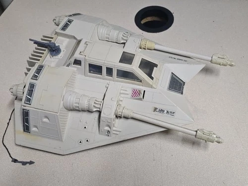 STAR WARS SNOWSPEEDER WORKS 100% COMPLETE VINTAGE 1980 LUKE HOTH ECHO BASE