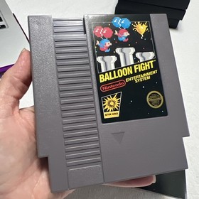 NES Balloon Fight, 1985, 5 Screw, Tested, Original Owner, Cartridge/Sleeve/Manua