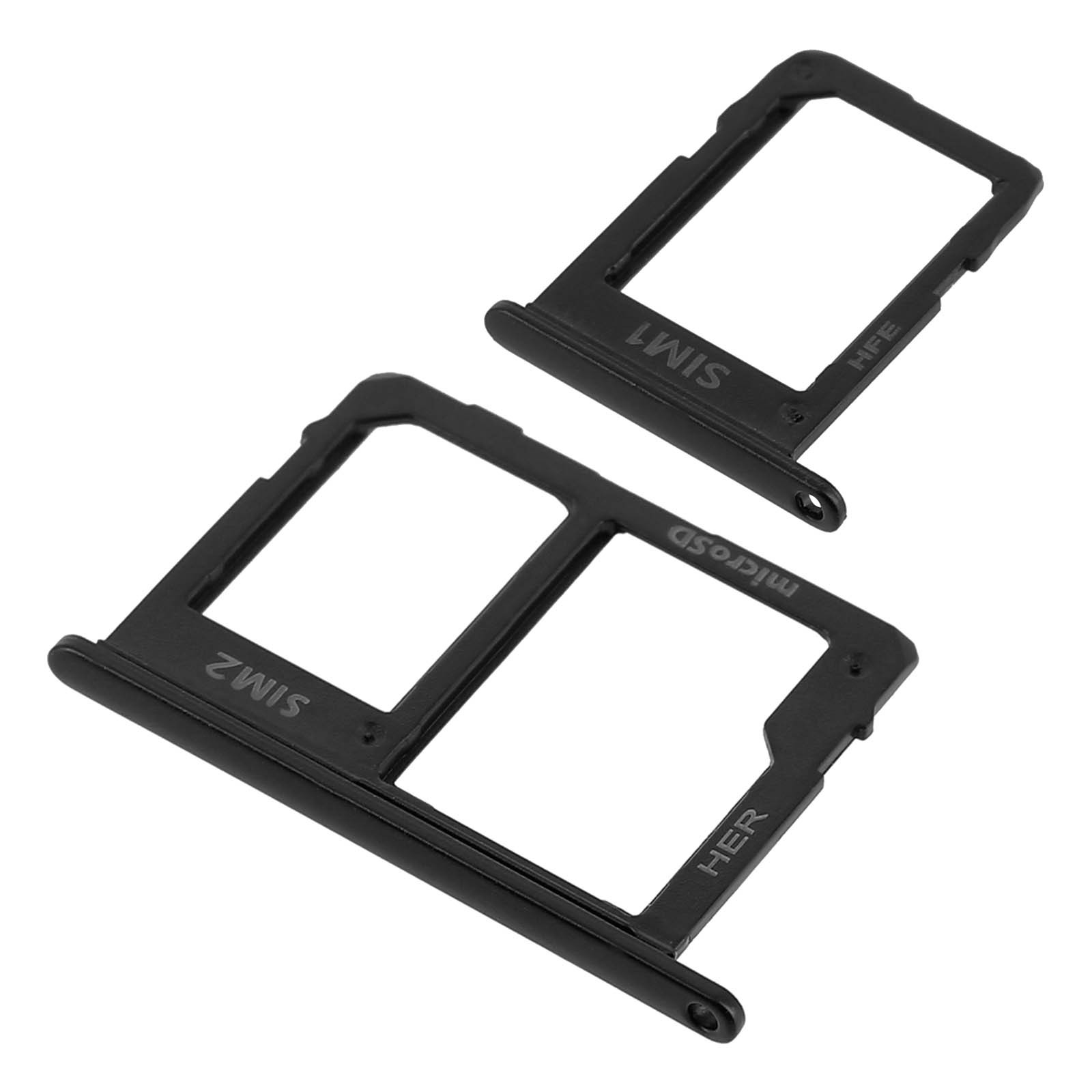 Lecteur SIM bloqué ? Changez le tiroir double SIM Galaxy J6 noir