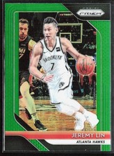 2018-19 Panini Prizm JEREMY LIN Green Prizm Card #8 Atlanta Hawks Brooklyn Nets