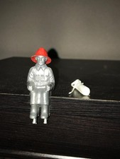 Deluxe Reading Fire Truck Driver figure with Hat and Fire Extinguisher Accessory