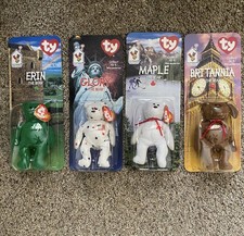 Ty Beanie Babies International Bears - Set of 4 McDonald  s 1999 New in Box RARE 