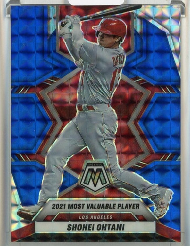 2022 Panini Mosaic Shohei Ohtani Mosaic Blue #281【33/99】 Los Angeles Angels