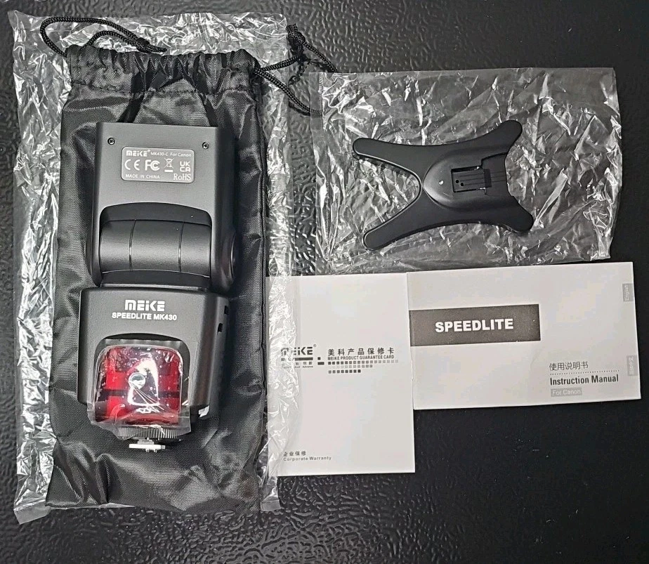 Meike MK430 TTL LCD Flash Speedlite Compatible with Canon DSLR Camera - Image 3 of 4