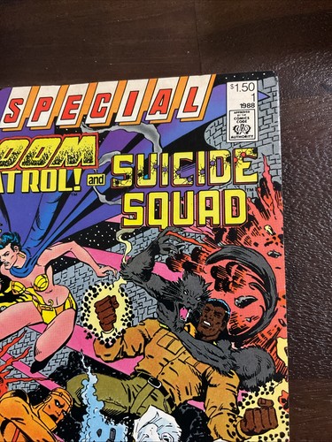Doom Patrol and Suicide Squad #1 VF One-Shot 1988 DC Comics Newsstand E Larsen - Picture 3 of 18