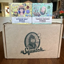 💥Dr Squatch x One Piece Luffy & Zoro Straw Hat Bricc Three Sword Surge Bundle⚔️