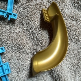 LEGO Friends Roller Coaster Track Pcs From41130 Azure Blue-4 Ramp&6Medium Curve