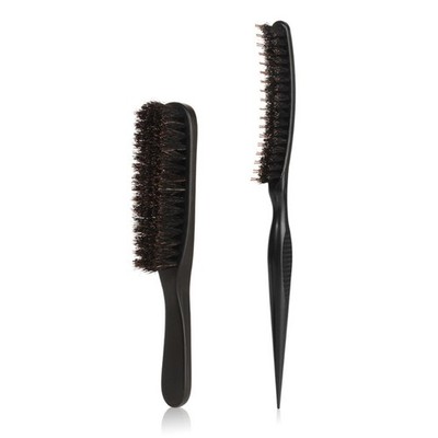 Long Handle Hair Styling Brush Set With Air Cushions Base For Scalp Massage
