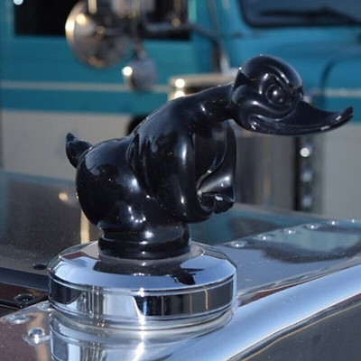 Duck Hood Ornament Death Proof - Sliver/Black- XMAS Gifts DE Angry Rubber