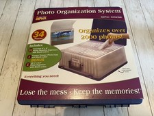 CROPPER HOPPER 34 PIECE PHOTO ORGANIZATION SYSTEM STORES 2000 PHOTOS