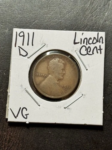 1911 D Lincoln Wheat Cent Penny Nice VG Very Good Better Date 1c Coin (Raw18973)