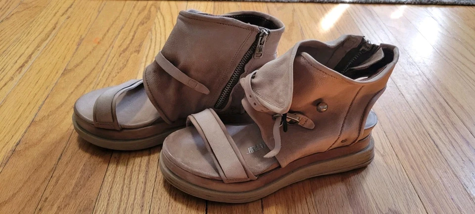 Sandalias de cuero tostado 37EU para mujer A.S.98 Airstep LAGOS 6,5-7 EE. UU. Usar cuero Foto 3 de 4