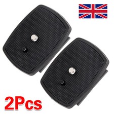 2PCS Tripod Quick Release Plate Screw Adapter Mount Head For DSLR SLR Camera UK
