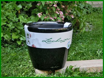 Pflanzgefäß Lechuza CLASSICO PREMIUM 35 LS schwarz wechselbarer Pflanzeinsatz